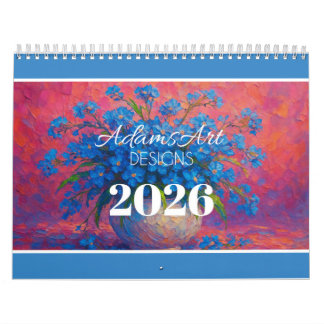 Calendrier Vibrant Impressionist Floral