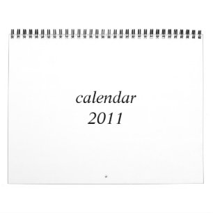 Calendrier vide 2011