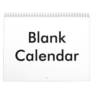 Calendrier vide 2026