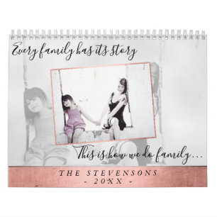 Calendrier Vie familiale   Année corallienne en images   12 P