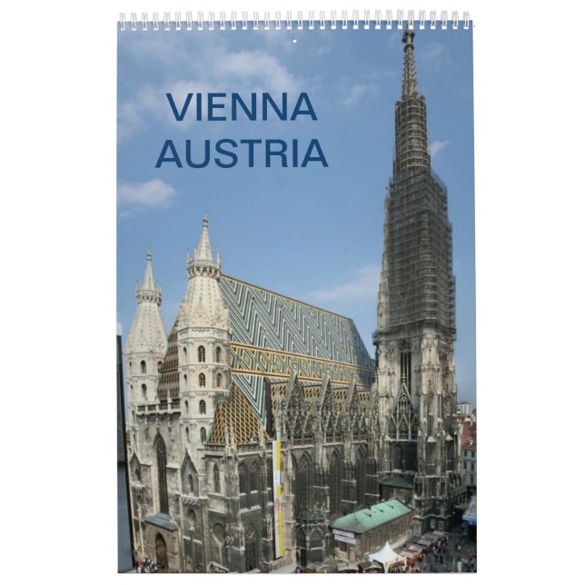 Calendrier Vienne Autriche 2025 Wien (Protection)
