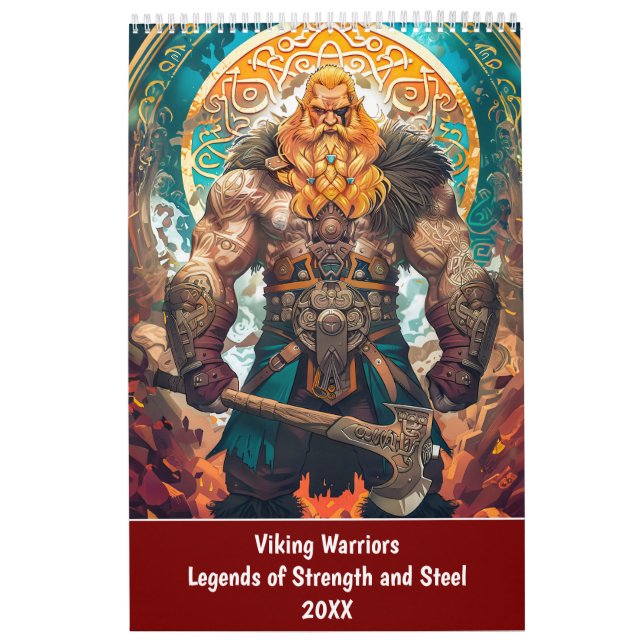 Calendrier Viking Warriors – Legends of Strength and Steel (Protection)