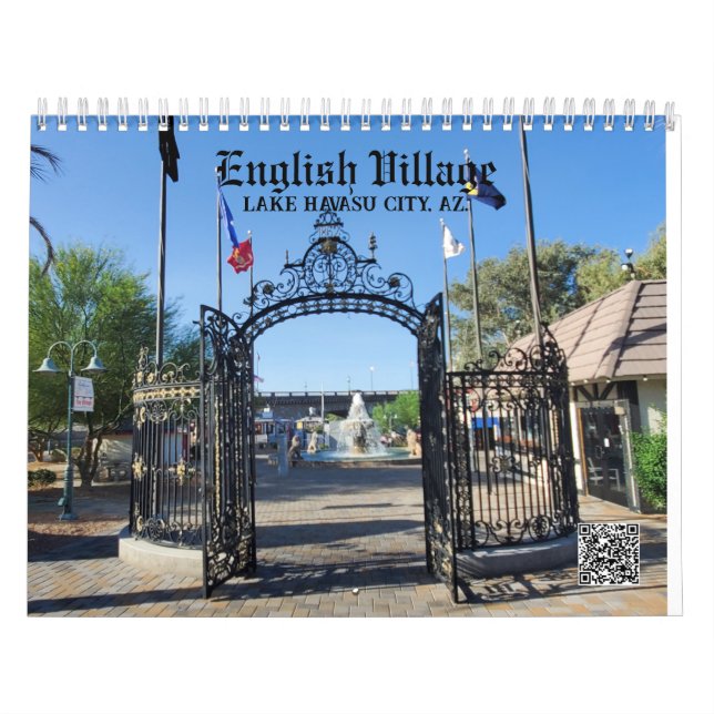 Calendrier Village anglais Lac Havasu (Protection)
