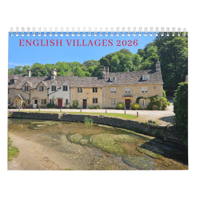 calendrier villages anglais 2026 (Protection)