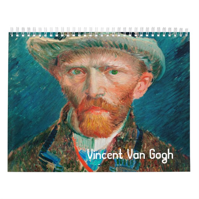 Calendrier Vincent Van Gogh chefs-d'oeuvre Art Vintage (Protection)