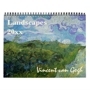 Calendrier Vincent van Gogh Paysages Art Vintage