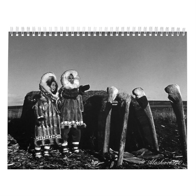 Calendrier Vintage Alaska 1970 (Protection)