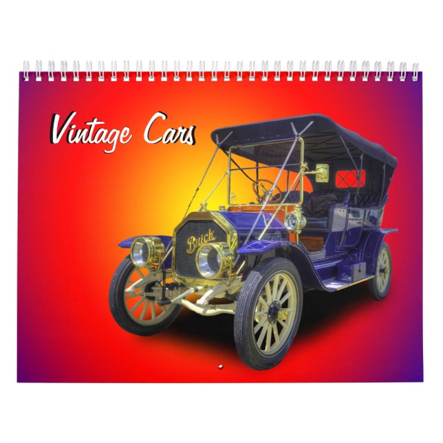 Calendrier VINTAGE CARS (Protection)