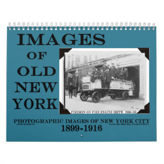 Calendrier vintage de 2014 VIEUX images de NEW