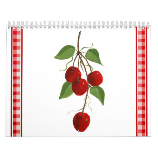 Calendrier vintage de cuisine