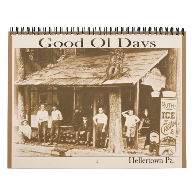 Calendrier Vintage de Hellertown (Protection)