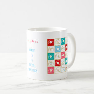 Calendrier vintage de l'Avent Personnaliser la Mug