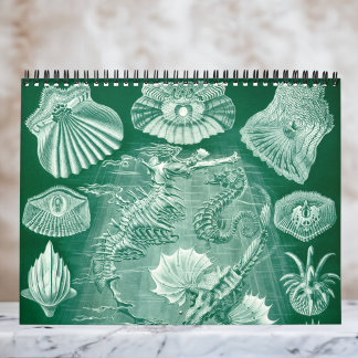 Calendrier Vintage Ernst Haeckel, Biologie, Botanique, Scienc