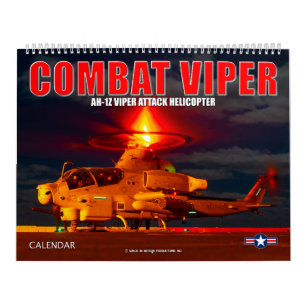 Calendrier VIPER DE COMBAT - Hélicoptère d'attaque VIPER AH-1