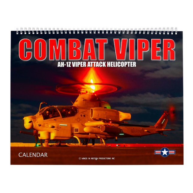 Calendrier VIPER DE COMBAT - Hélicoptère d'attaque VIPER AH-1 (Protection)