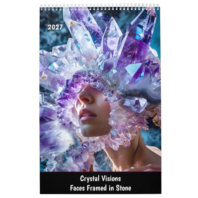 Calendrier Visiones Cristalinas – Visages Encadrés dans la Pi (Protection)