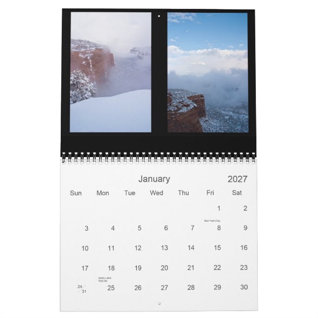 Calendrier Visions 2010 du Colorado (Jan 2027)