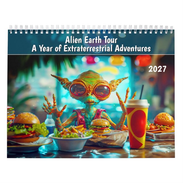 Calendrier Visite d'une Terre extraterrestre – Une année d'av (Protection)