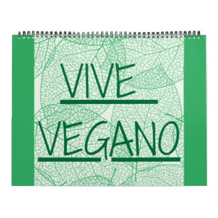 Calendrier Vive vegano Live vegan