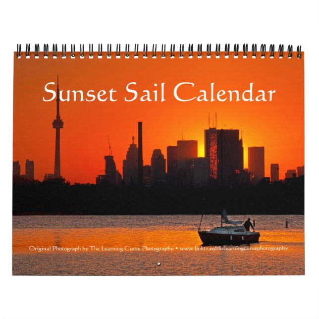 Calendrier Voile au coucher du soleil (Protection)