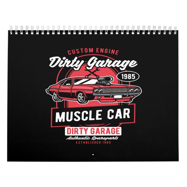 Calendrier voiture de garage sale (Protection)