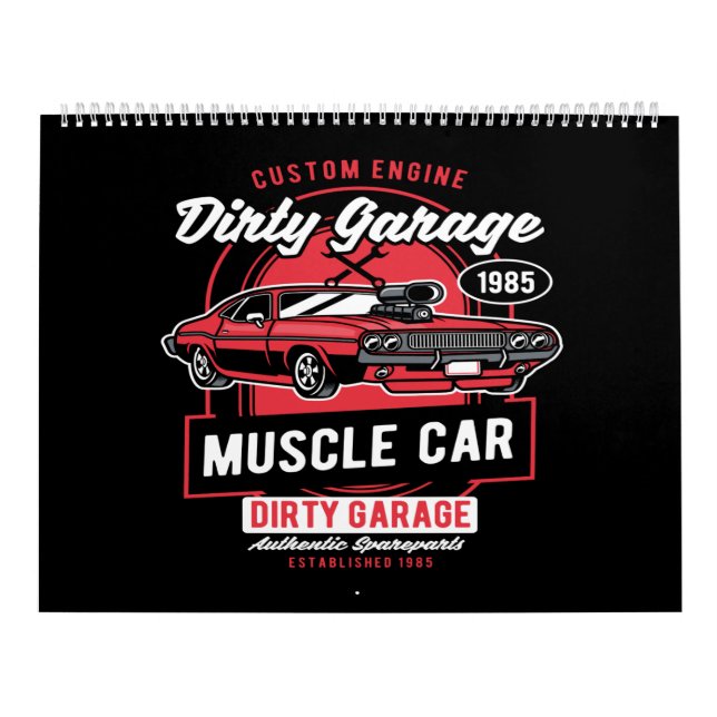 Calendrier voiture de garage sale (Protection)