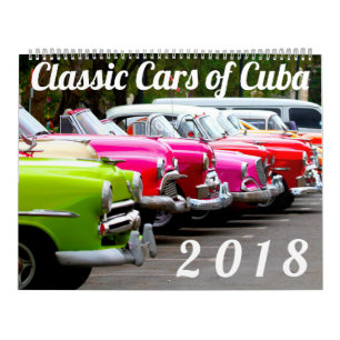 Calendrier Voitures classiques de Cuba