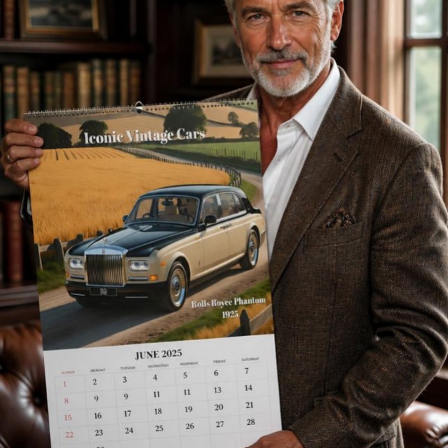 Calendrier Voitures de collection iconiques (Créateur téléchargé)
