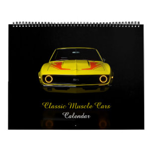 Calendrier Voitures musculaires classiques