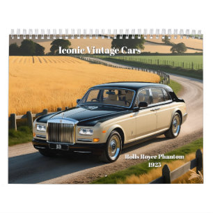 Calendrier Voitures Vintage Iconique