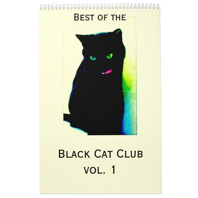 Calendrier vol. 1 de club de chat noir (Protection)