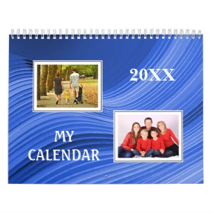 Calendrier Vos photos avec des cadres saisonniers