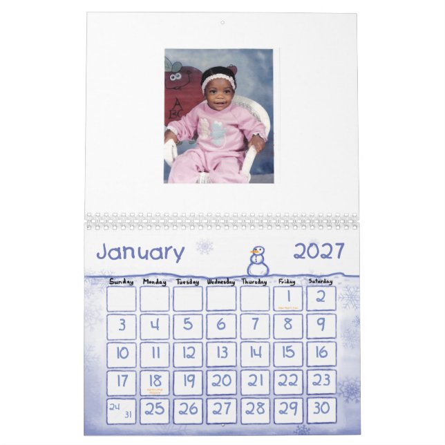 Calendrier Votre bébé (Jan 2027)
