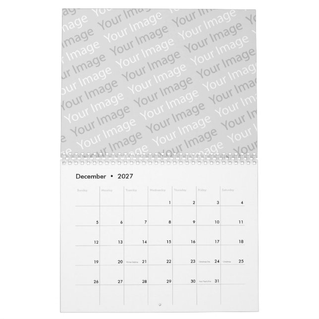 Calendrier Votre image (Dec 2027)