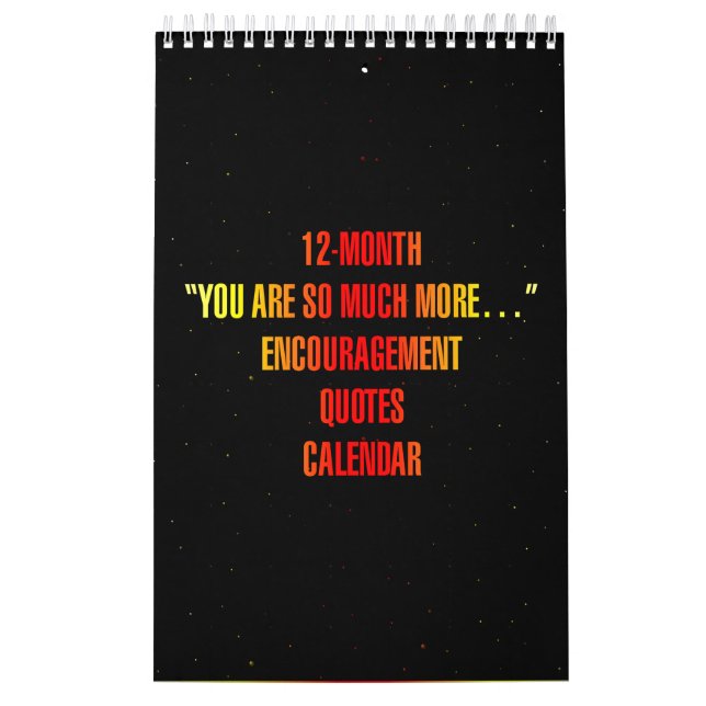 Calendrier "Vous êtes tellement plus..." Citations d'encourag (Protection)