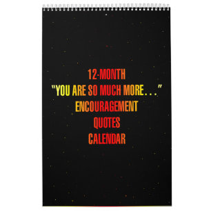 Calendrier "Vous êtes tellement plus..." Citations d'encourag