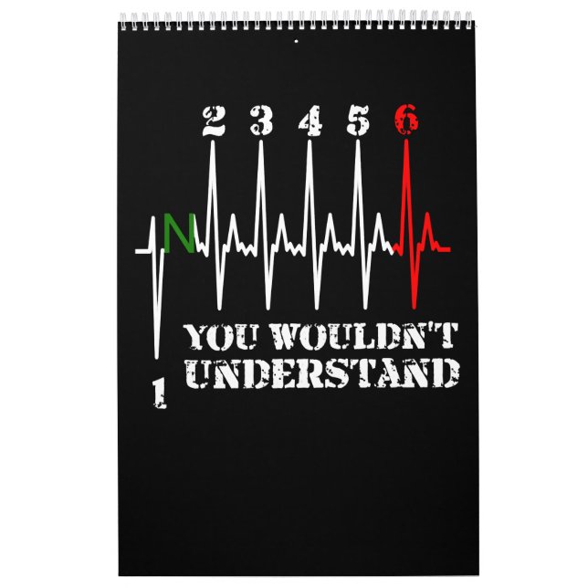 Calendrier Vous ne comprendriez pas Motorbike Funny Art Don. (Protection)