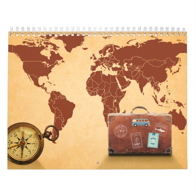 Calendrier Voyage du monde (Protection)