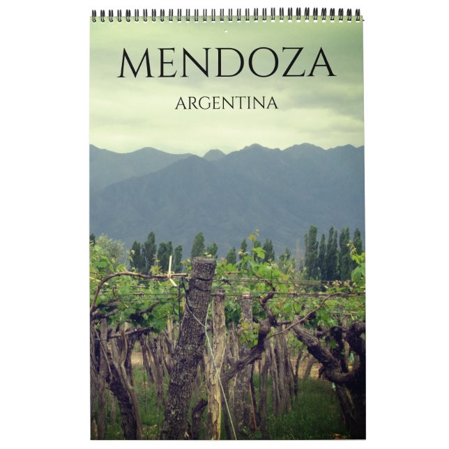 Calendrier voyages à mendoza argentine (Protection)