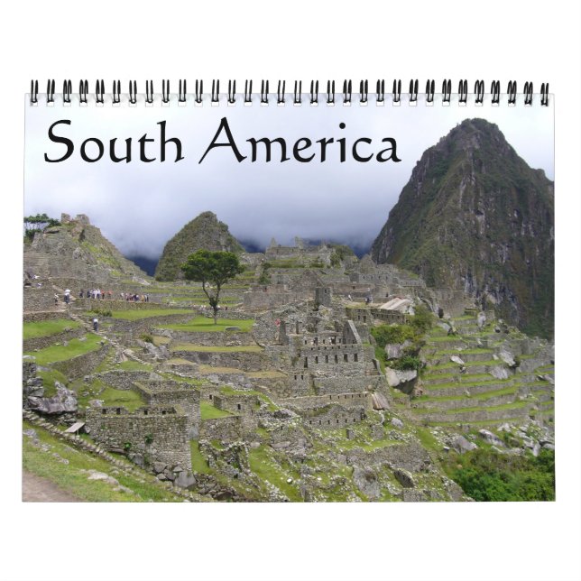Calendrier voyages en amérique du sud (Protection)