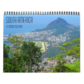 Calendrier voyages en amérique du sud 15 mois