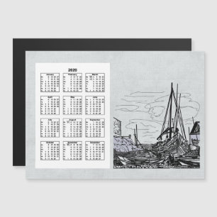 Calendrier Voyages et ville Année complète 2020