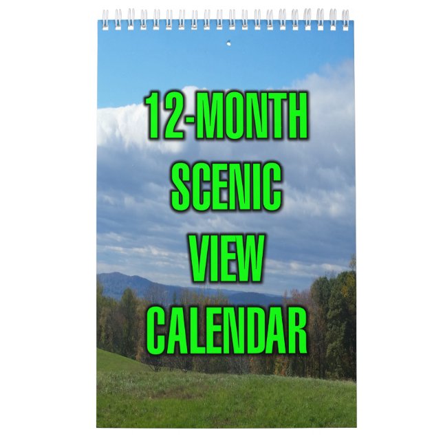 Calendrier Vue panoramique de 12 mois (Protection)