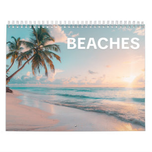 Calendrier Vues océaniques tropicales & littoral serein Pla
