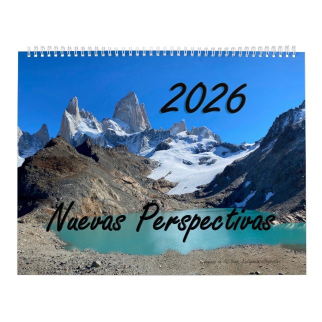 Calendrier Wall Calendar 2026 with Spanish Bible Verses (Protection)
