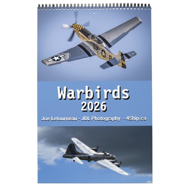 Calendrier Warbirds 2026 (Protection)