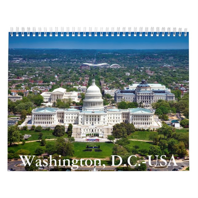 Calendrier Washington, D.C.-USA Calendar (Protection)