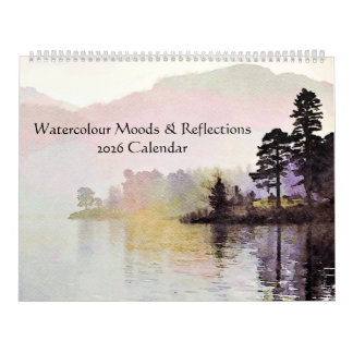 Calendrier Water Reflections Watercolour Art Lake District