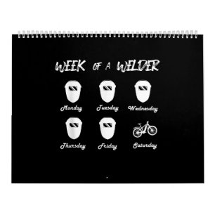 Calendrier Week of a Bicycle Welder Cycling Locksmith Welding