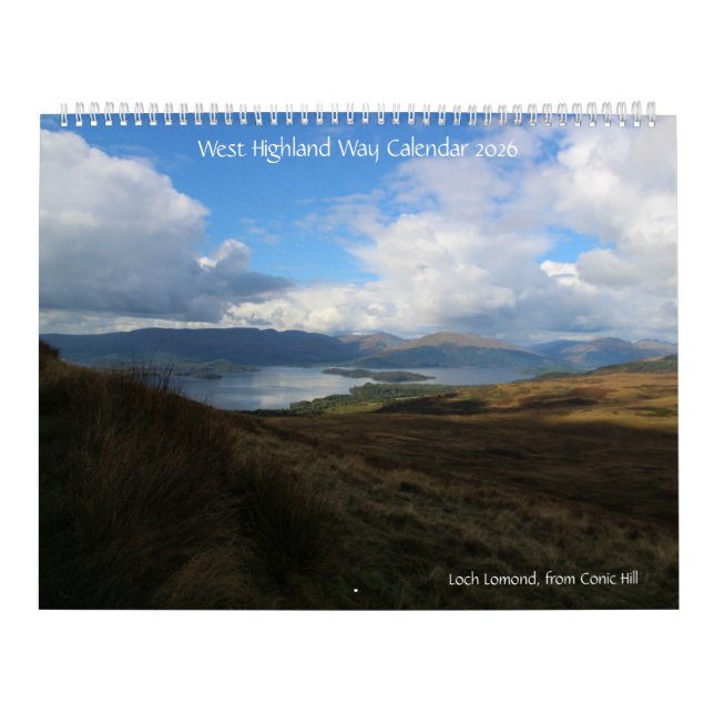 Calendrier West Highland Way 2026 (Protection)